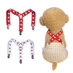 Poualss 2 adet köpek bezi jartiyer köpek bezi jartiyer bebek bezi için ayarlanabilir köpek jartiyer bebek bezi kaleci jartiyer kadın köpek bezi jartiyer köpek bezi etekler elbiseler pantolon giysileri