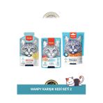 Pouch Ton Balık Kedi Yaş Mama 70 gr & Tavuk Çorbası 50 gr & Gerçek Tavuk Fileto Jerky Strips Y