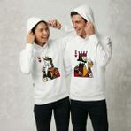 Poupee Sevgililer Günü Kombini Sweatshirt, Sevgiliye Hediye, 14 Şubat Hediye Fikri, Tek Fiyatıdır - XL - Beyaz