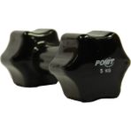 Povit 5 kg Siyah Pvc Vinly Dambıl