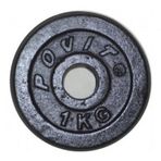 Povit Demir Döküm Plaka Ağırlık 1 kg. Siyah LKS26