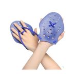Povit El Paleti S Yassı Şekillendirilmiş Delikli Mavi Palet Ergonomik Tasarım