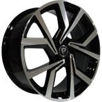 Powcan 14 Inc Jant Takımı 5X100 Ofset ET35 Çelik Malzeme Volkswagen Polo İçin (4 Adet) - Black Diamond