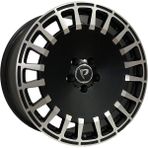 Powcan 19 Inç 5X112 Vito Viano Uyumlu Siyah Elmas Kesim Jant Modeli Mercedes (4 Adet)