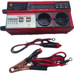 Power 2000 Watt Invertör Dönüştürücü Güç Kaynağı Akü Bağlantılı - 12 / 230 Volt