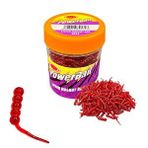 Power Bait Litter Maggot Kirmizi Silikon Kurt Balik Yemi - Kokulu (9953)