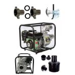 POWER BLACK Bakır Sargılı Yüksek Performans 6,5 hp Yakıt Tasarruflu 3 İnc Benzinli Su Pompası Su Motoru
