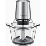 Power Doğrayıcı, 400W, 1,5l Cam Hazne, 4 Paslanmaz Çelik Bıçak, 2 Hız - Gümüş