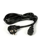 Power Güç Kablosu 2 Mt Bakır Kasa Pc Monitör Tarayıcı Yazıcı Arası Kablo 2 Metre 0,75 mm