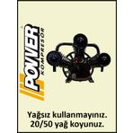 Power JV3090/8 Kompresör Kafası