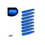 Power Led 9'Lu Parmak Led 12-24 Volt Uyumlu (10 Adet- Mavi)