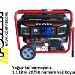 Power Lt 9000 7.8 Kw - 9.75 Kva Benzinli Jeneratör