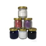 Power Tıme Epoxy 6lı Epoksi Pigment Boya Seti / Epoksi Için/ 3 Adet Toz Sedefli - 3 Adet Sıvı Opak-Transparan