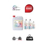 Power Tıme Epoxy 7.5 Kg Hobby Epoxy/ Ultra Şeffaf Ve Parlak Epoksi Reçine Ince Döküm