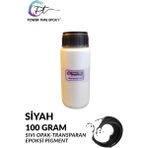 Power Time Epoxy Opak & Transparan Sıvı Pigment Boya 100 Gram / Siyah / Epoksi Için