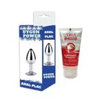 POWER UYGUN POWER Su Bazlı Kayganlaşı Lubricant Jel 50 Ml ANALN PLAG 2'li Set