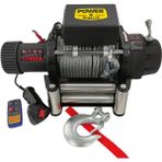 Power Winch 17000 Lb Çelik Halatlı Off-Road 4x4 Elektrikli Vinç 24V