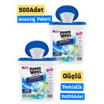 Power Wipes Fresh Kokulu Islak Kova Mendil 500 Adet Tüm Yüzeyler İçin