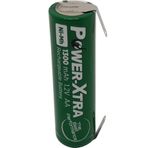 Power-xtra 1.2 V 1300 Mah Aa Şarjlı Traş Makinası Puntalı Kalın Kalem Pil