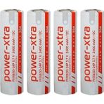 Power-Xtra PX18650-24P - 3.7V 2400 Mah Li-Ion Şarjlı Pil - 12C - 30A 4 Lü (+ - Pinli) - 1 Adet