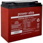 Power-Xtra PXEC25-12F6 - 12V 25 Ah Elektrikli Bisiklet Aküsü - F6 - (M6 Bolts) - -Olivine
