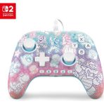 Powera Nintendo Switch 2 Enhanced Wired Controller – Mushroom Kingdom - 001-Renkli