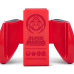 PowerA Nintendo Switch için Joy-Con-konforlu sap - Super Mario - Kırmızı, oyun kumandası, oyun kumandası, Nintendo Switch Lite, resmi lisanslı
