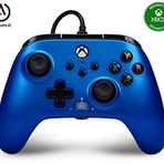 PowerA PowerA Xbox Series X|S için Gelişmiş Kablolu Kumanda - Sapphire Fade, Mavi