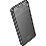 Powerbank 10.000MAH Type C LED Ekran 22.5W + Pd3.0/2.0 + Qc3 Ultra Slım Şarj Cihazı BJ52 - Siyah