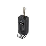 Powerbank 50.000 Mah Taşınabilir Batarya Şarj Aleti Kamp Araç Seyhat Dahili Kablolu 22.5 Watt - Siyah
