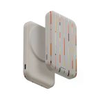 Powerbank 5000 Mah Lexa Vegan Deri Slim 20W Hızlı Şarj Pocketslim™ Magsafe Özellikli Şık Tasarım Krem