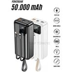 Powerbank 50000 Mah Pd 22,5W Süper Hızlı Şarj 3.0 Qualcomm Taşınabilir Power Bank - Çok Renkli