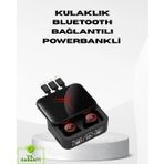 Powerbank Özellikli Bluetooth Kablosuz Kulaklık – Dokunmatik Kontrol, Uzun Pil Ömrü, Ergonomik Tasarım FRTKGT25DYMXUCZZZM88KULAKLIK-1