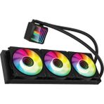 Powerboost Alpha 360B ARGB 360 mm AM5 1700P Siyah İşlemci Sıvı Soğutucu