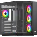 PowerBoost PB-A4375 ARGB Fanlı 750 W ATX Gaming Bilgisayar Kasası