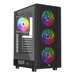 PowerBoost PB-A600B 600W 80+ USB 3.2 LED ATX Mid Tower Siyah Kasa