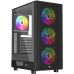 PowerBoost PB-A700B 750 W 80+ Bronze ATX USB 3.0 Rainbow Fanly Mesh Gaming Siyah Kasa