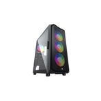 PowerBoost PB-P521B 750 W 80+ Bronze USB 3.0 ATX Mesh RGB Fan Siyah Kasa