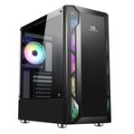 PowerBoost VK-G3701B 550W 80+ Tempered Glass ARGB USB 3.0 ATX Mid Tower Kasa