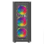 PowerBoost X-12B USB 3.2 ARGB ATX Mid Tower Siyah Kasa