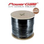 Powergate OUT 250 mt 2+1 Bakır Dış Ortam CCTV Güvenlik Kablosu