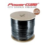 Powergate OUT 500 mt 2+1 Bakır Dış Ortam CCTV Güvenlik Kablosu