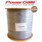 Powergate PRO 250 mt 2+1 Bakır CCTV Güvenlik Kablosu
