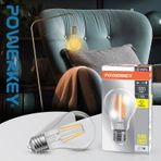 Powerkey Led Filament Ampul - Sarı Işık