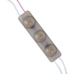 Powermaster 12 Volt 1.5 Watt Soğuk Beyaz Yanıp Sönen Parlak Tek Renk 6916 - 2835 69 x 16 mm IP65 160 Derece Modül LED - Çok Renkli