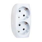 Powermaster 16A Topraklı İkili Golyat Fiş Priz