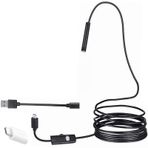 POWERMASTER 3IN1 (MİCRO USB+TYPE C+USB A) ANDROID UYUMLU 8 MM IŞIKLI 5 METRE ENDOSKOP YILAN KAMERA