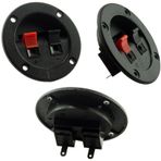 Powermaster 4x6.5 cm İkili Yuvarlak Hoparlör Terminali