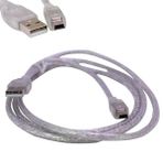 Powermaster 5 Pin Geniş 1.5 m Şeffaf iPod Şarj Aleti Kablosu