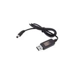 Powermaster 5V-12V USB To DC 5.5x2.5 mm 12 Volt 1 Amper Kablo